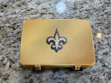 New Orleans Saints  Logo golf box. Fits 12 golf balls. 3d printed Pla plastic picture