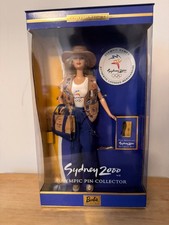 SYDNEY 2000 BARBIE Olympic Pin Collector Edition #25644 Mattel Vintage 1999 -NEW picture