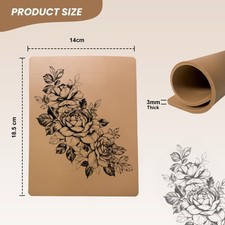Tattoo Skin 10pcs 3mm Practice Double Sides Fake Skin For Tattoo Artist picture
