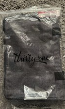 Thirty-One 31 All In Organizer in Charcoal Cross Hatch picture