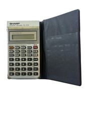 Vintage 1981 Sharp EL-509 Scientific Calculator w/ Hard Case Made in Japan picture