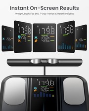 RENPHO Scale for Body Weight and Fat Percentage, Smart Scale with 8 Electrodes picture