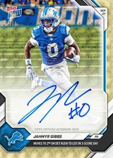 2026 Topps Now Jahmyr Gibbs 1/1 GOLD VINYL AUTO CHANCE 3 TD Game Presale picture