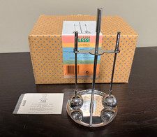 Officina Alessi 90043 Set of Two Tea Infusers with Stand & Box - Rare picture