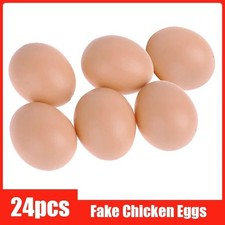 20×Dummy Faux Fake Chicken Eggs Get hens to Lay Eggs Poultry Mannequin Nest Eggs picture