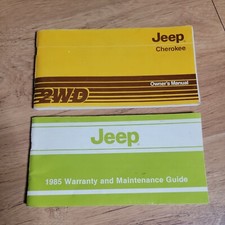 Original 1985 Jeep 2WD Cherokee Owner's Manual picture