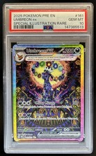 2025 Pokemon Prismatic Evolutions Umbreon ex #161/131 SIR – PSA 10 Gem picture