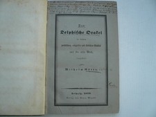 Delphi-The Delphic Oracle, W.Götte, Leipzig, 1839 GODS, W., picture