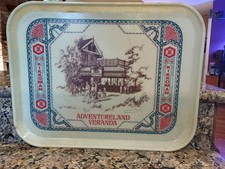 Vintage 1978 Cambro Fiberglass Kikkoman Tikki Adventurland Cafeteria Tray picture