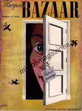 1939 Harper's Bazaar March 15 - Balenciaga; Perugia shoes; Fragrance; Corsets picture