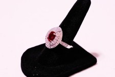 GIA CERTIFIED 2.06ct BURMESE Ruby and 0.73ctw Diamond Platinum Ring picture