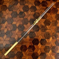 Antique French Empire Gilt Ormolu Glass Dip Pen Writing Calligraphy picture