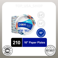 Dixie Everyday Disposable Paper Plates, 10