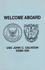 USS John C. Calhoun SSBN 630 Welcome Aboard pamphlet picture