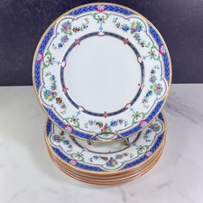 Set 6 Mintons Minton Ripon Blue 7.75
