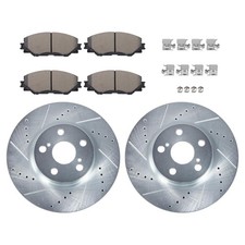 Front Drilled Rotor and Brake Pads Replacement for S-31505 picture