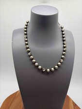 Pre-Owned Sabika Silver Crystal Beaded Necklace picture