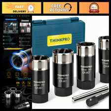6-Piece Locking Lug Nut Removal Tool Set - Deep Extractor for Stuck Nuts picture