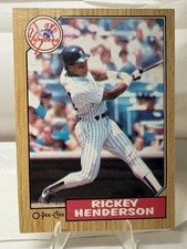 1987 Topps Rickey Henderson #735 HOF New York Yankees picture
