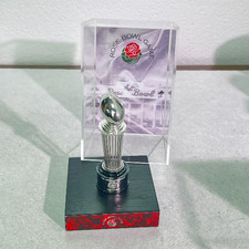 NEW Rose Bowl Championship Mini Trophy Replica with Display Case Collectible Fan picture