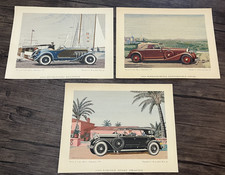 1957 Leslie Saalburg Prints Duesenberg, Lincoln, Rispano Henry Austin Clark Jr picture