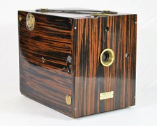 BOX CAMERA ANTIQUE VIVE MPC Mechanical Plate Changing Model B Custom, EBONY WOOD picture