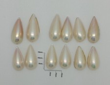 Loose White Long Pear Shape Mabe Pearls picture