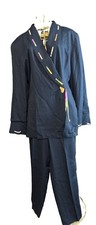 Vtg Platinum by Dorothy Schoelen Blazer Pant Matching Set Sz 8 Med  Art To Wear picture