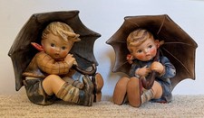 Hummel  “Umbrella Boy  and Umbrella Girl”  5 inch tall figurines.  picture