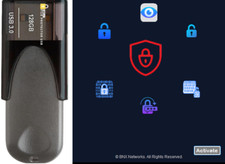 Encrypted Password Protected USB drive and Data using Security GUI picture