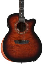 Washburn Comfort G12FCE Acoustic-electric Guitar - Sunburst picture