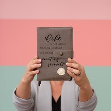 Personalized AA Big Book Cover & 12 Steps Traditions Set, Fits 2 Hardcover Books picture