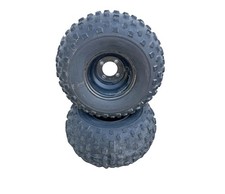 ✅ 1988 - 2006 Yamaha Blaster 200 YFZ200 Rear Wheels Dirt Tire Rim Set HOLDS AIR picture