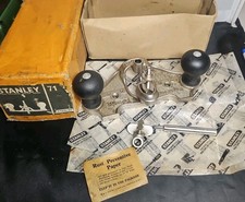 STANLEY No 71 Open Throat Router Plane Kit in Original Box - made in England picture