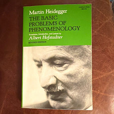 Martin Heidegger Basic Problems of Phenomenology Revised Ed PB Indiana U Press picture