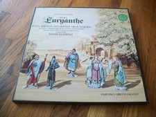WEBER-EURYANTHE--4 ALBUM BOX SET WITH 19 PAGE BOOKLET picture