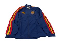 adidas Spain 2026 Home Anthem Jacket Men’s XL Blue Soccer JZ2253 NWT picture