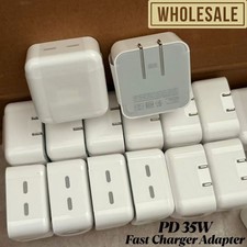 35W Dual USB-C Port Power Adapter Fast Charger Block For iPhone iPad Samsung Lot picture