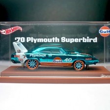NEW Hot Wheels '70 Plymouth Superbird CUSTOM Spectraflame Teal Real Riders Case picture