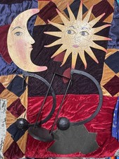 Vintage Celestial Sun And Moon Kinetic Rocking Toy Set picture