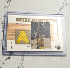 2002 Upper Deck Generations All-Time Game Worn 31-G Reggie Miller Pacers picture