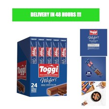 TOGGI Fine European Chocolate Wafers Milk Chocolate 0.88 oz 24 Ct picture