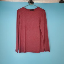 Automet Tee Size Small Long Sleeve Maroon picture