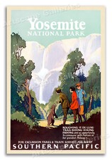 Yosemite National Park 1925 Vintage Style National Park Travel Poster - 24x36 picture