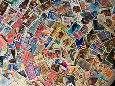 100+ United States US Stamps - Used, Off Paper - NO DUPLICATES -  picture
