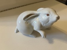 vintage Herend White Rabbit Figurine (model 5335) picture