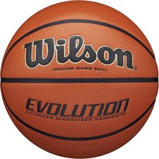 Wilson Evolution Basketball 29.5” Official Indoor Game Ball orange original picture
