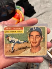 1956 topps sandy koufax picture