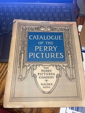 1926 Perry Pictures Catalog COMPLETE KIT w/ Unused 1925 Postal Money Order Form picture