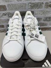 Adidas Grand Court 2.0 Cloudfoam White Collegiate Green | Size 11 | Ships Fast picture